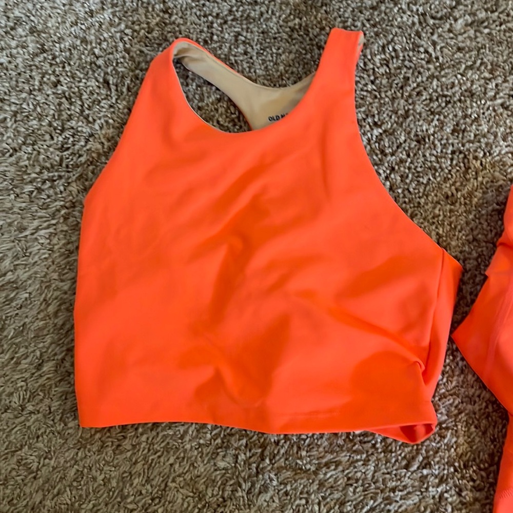 Bright  pink matching old navy active wear set